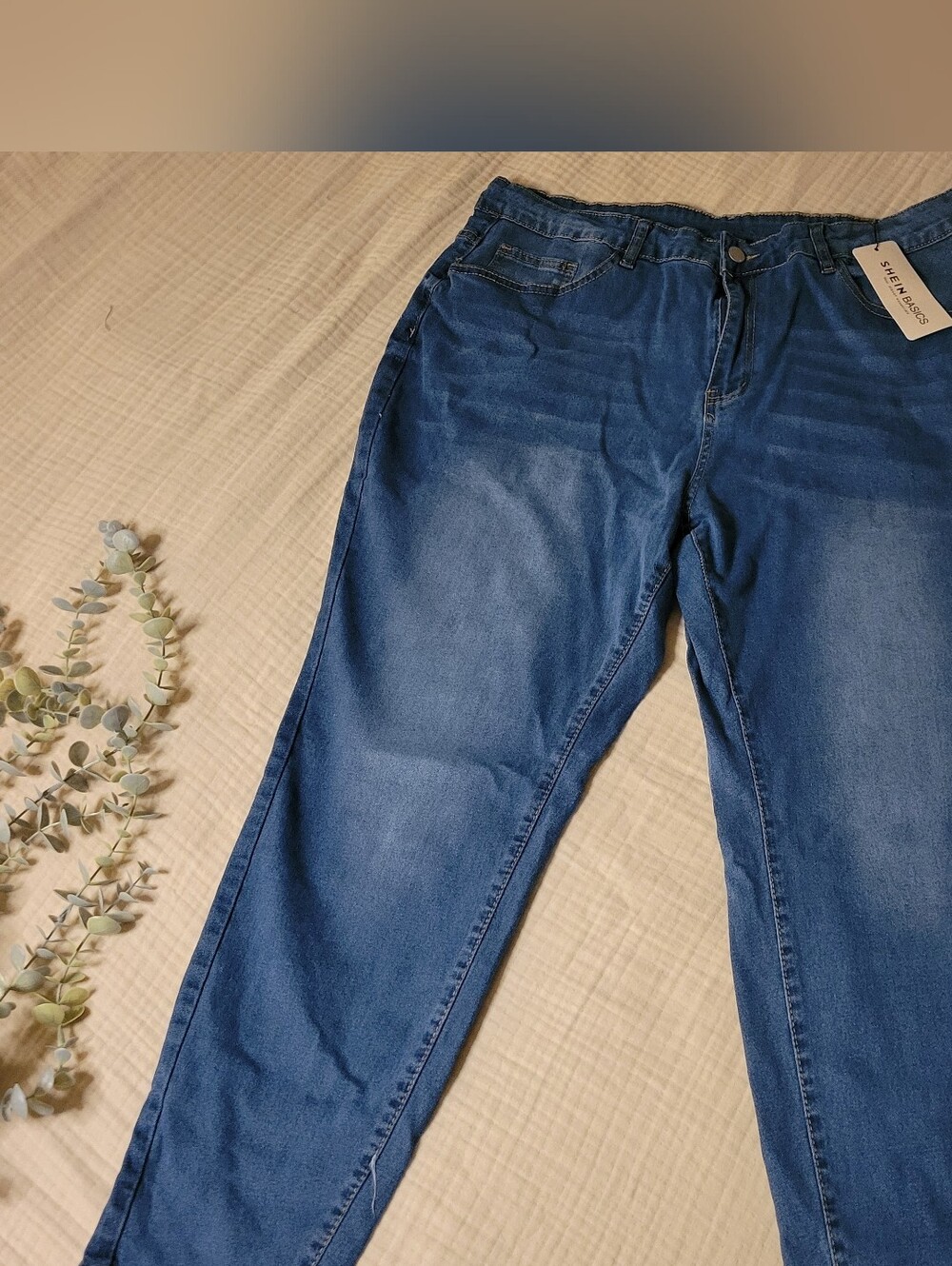 NWT SHEIN Basics Blue Denim Jeans